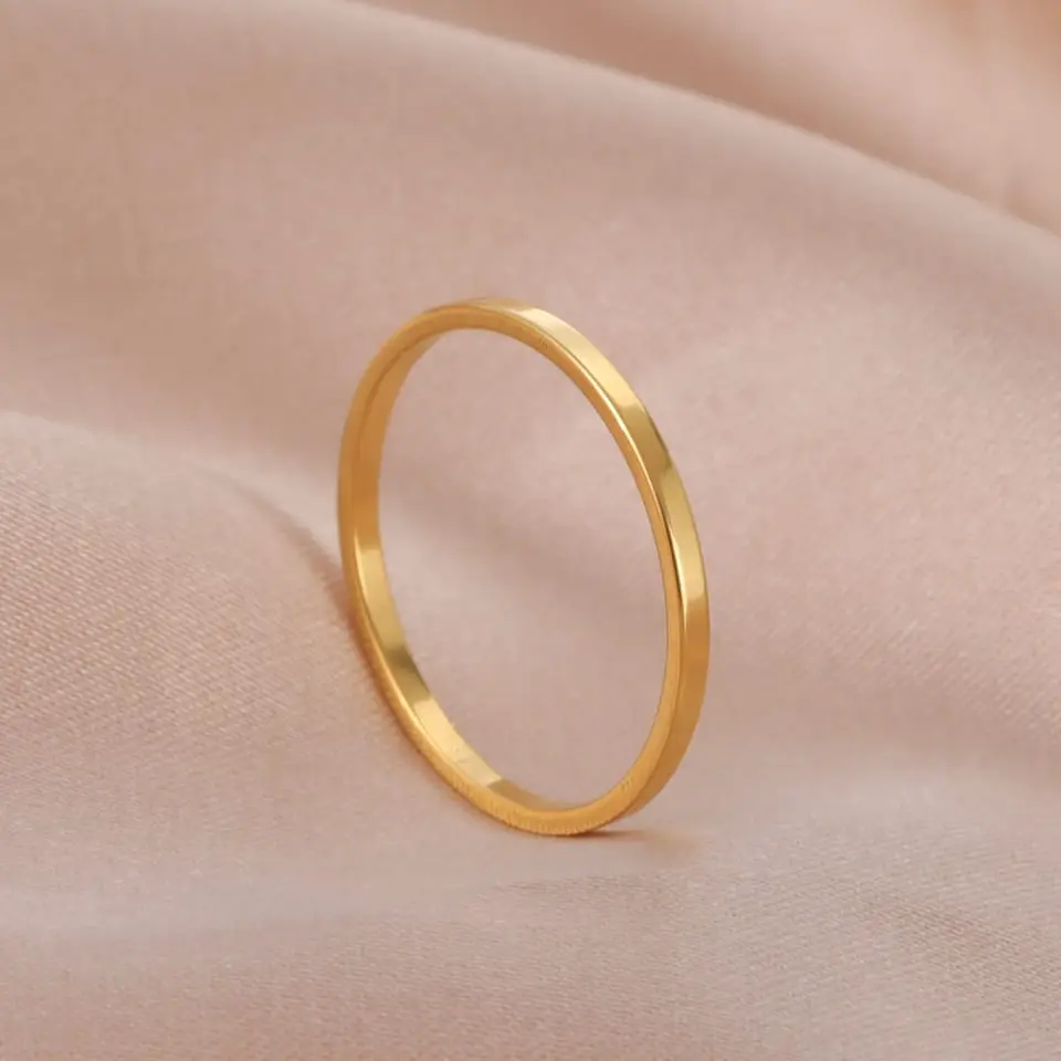 Stainless Steel Minimalist Rings for Women