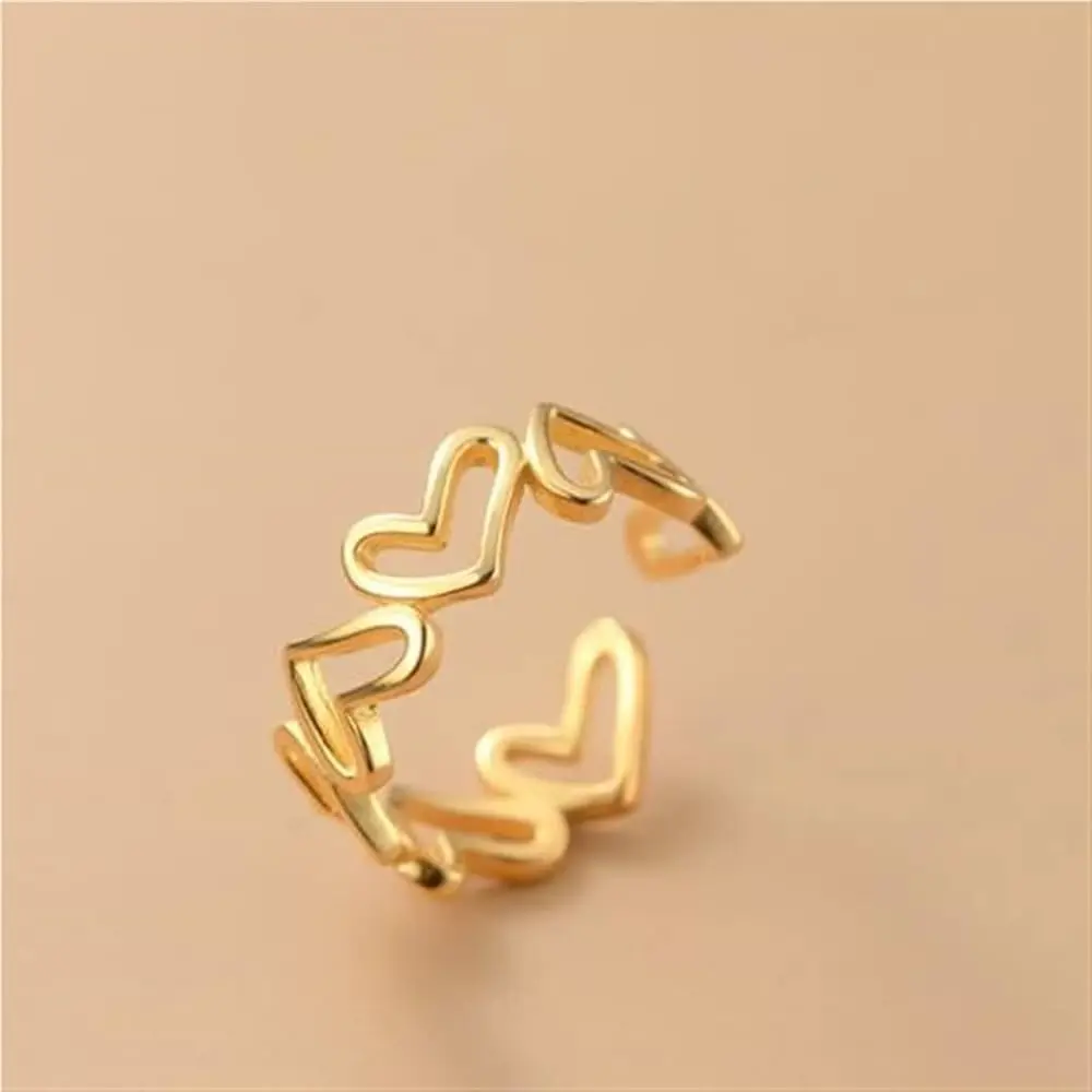 Simple Hollow Heart Ring