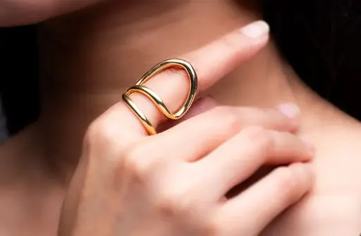 Trending Gold Plated Stackable Finger Ring