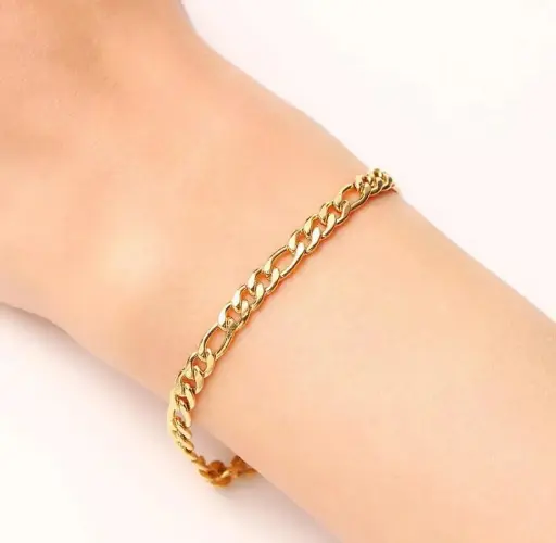 Alloy gold plated bracelet