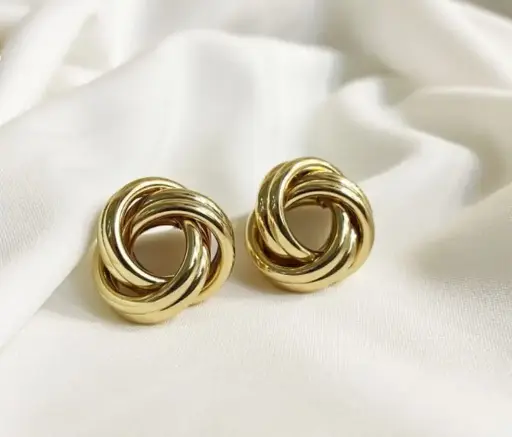 Love knot earrings